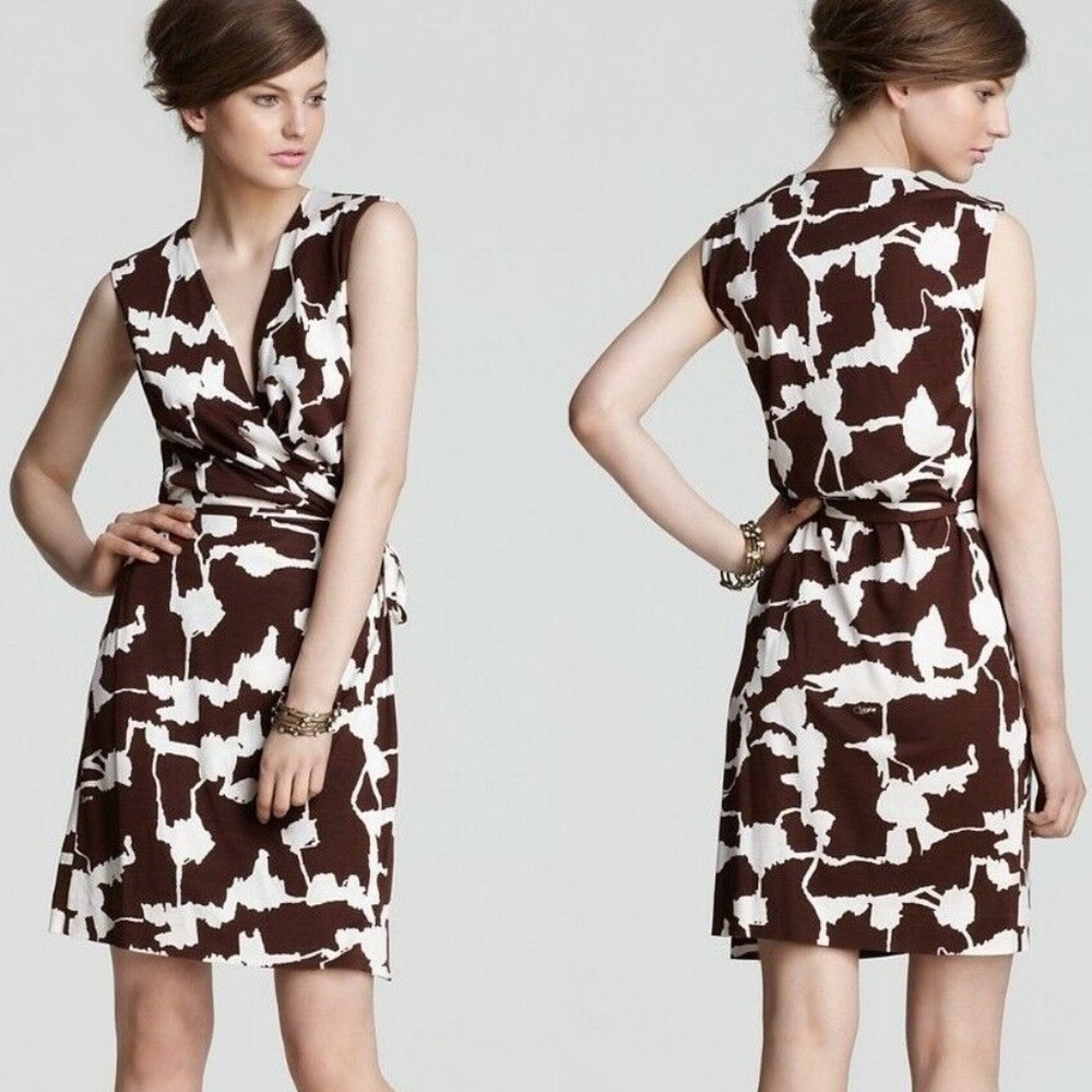 DVF Callista Wrap Dress - Size 8